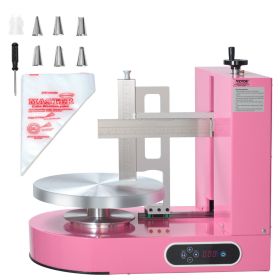 VEVOR Cake Decorating Machine, Cake Cream Spreading Coating Smearing Machine, Low Noise Cake Frosting Machine, Turntable with Adjustable Scraper VEVOR Cake Decorating Machine, Cake Cream Spreading Coating Smearing Machine, Low Noise Cake Frosting Machine, Turntable with Adjustable Scraper