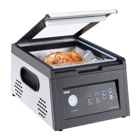 VEVOR Chamber Vacuum Sealer, 380W Vacuum Pump Power, Sealing Bag Packing Machine for Wet Foods, Meat, Compact Design with 11.5 in Sealing Length VEVOR Chamber Vacuum Sealer, 380W Vacuum Pump Power, Sealing Bag Packing Machine for Wet Foods, Meat, Compact Design with 11.5 in Sealing Length